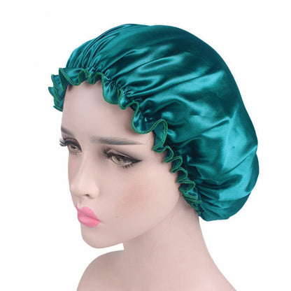 Reversible Satin Bonnet – Double-Sided Curl Protection