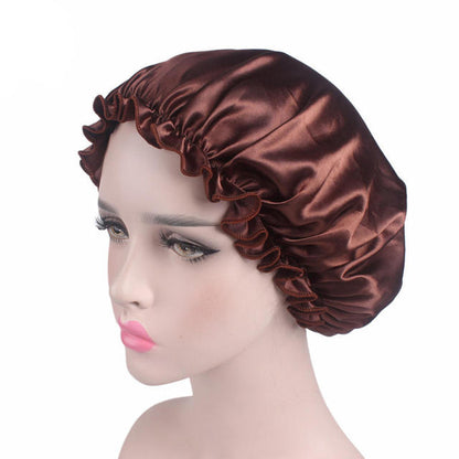 Reversible Satin Bonnet – Double-Sided Curl Protection