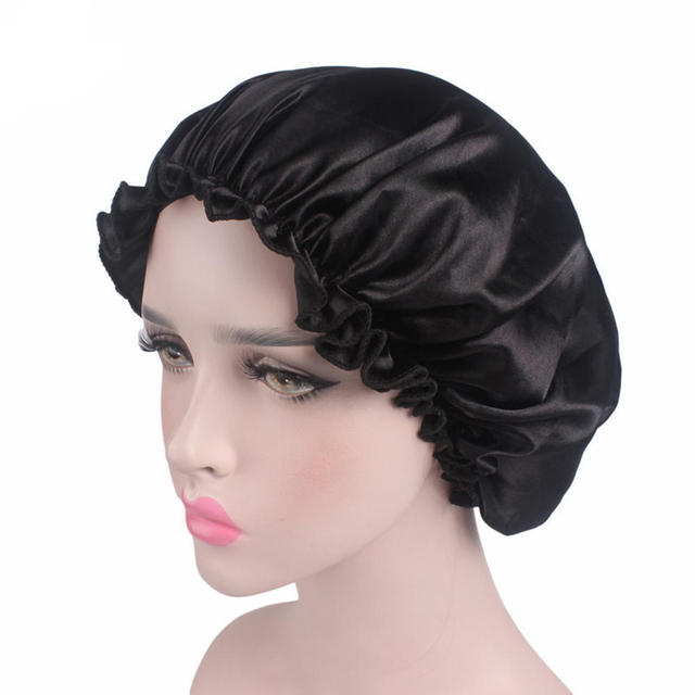 Reversible Satin Bonnet – Double-Sided Curl Protection