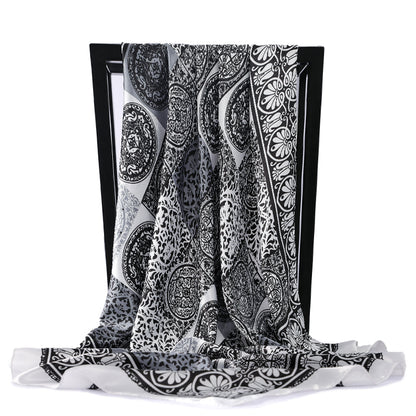 Silk Hair Scarf – Protective Wrap for Curls &amp; Coils